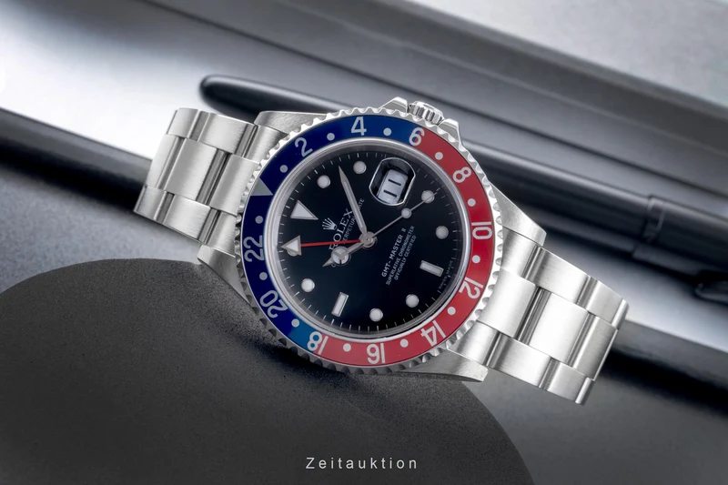 Rolex GMT-Master II steel automatic men's watch 16710 T [2506658]