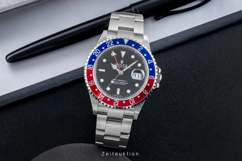 Rolex GMT-Master II steel automatic men's watch 16710 T [2506658]