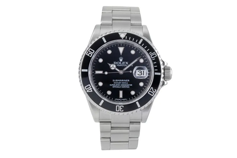 Rolex Submariner steel automatic men's watch 16610 T [2506241]