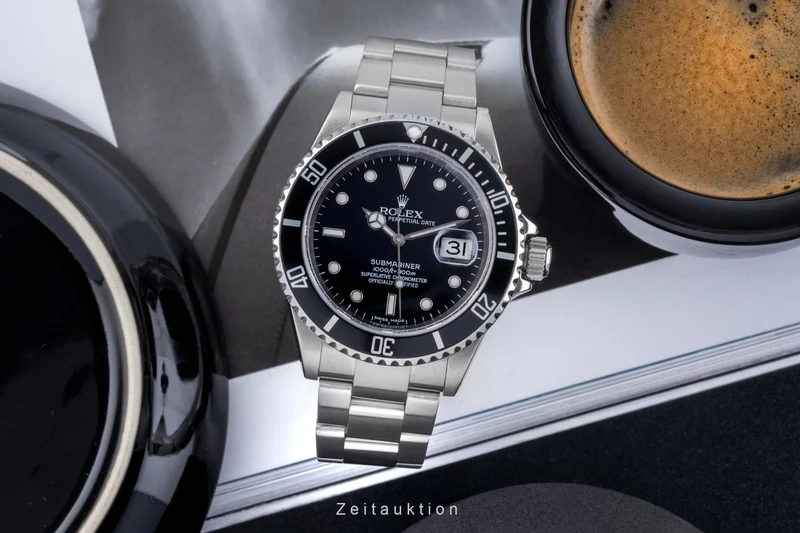 Rolex Submariner steel automatic men's watch 16610 T [2506241]