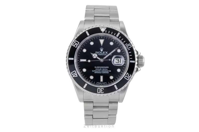 Rolex Submariner steel automatic men's watch 16610 T [2506241]