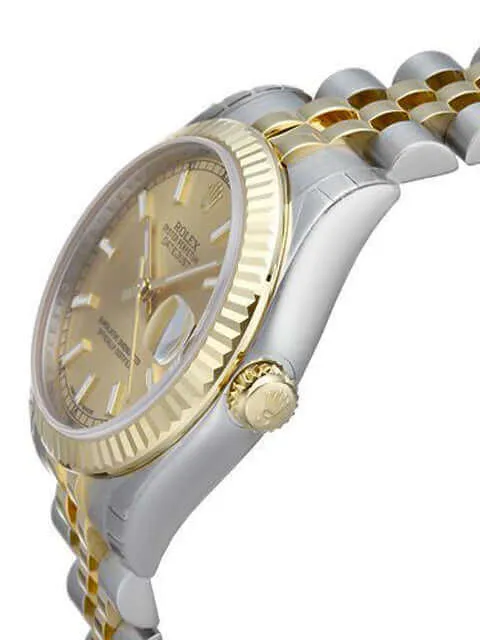 Rolex Datejust 31 Edelstahl Gelbgold 178273 Champagner Jubile