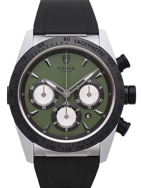 Tudor Fastrider Chrono 42 mm 42010N Grün Kautschuk