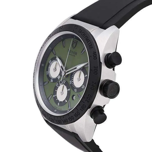 Tudor Fastrider Chrono 42 mm 42010N Grün Kautschuk