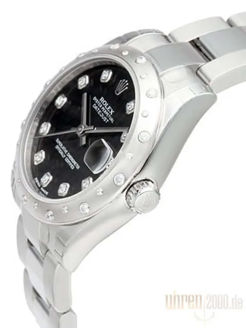 Rolex Datejust 31 178344 Schwarz Diamant