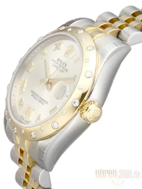 Rolex Datejust 31 Diamant Lünette 178343 Silber R DIA Jubile-Band
