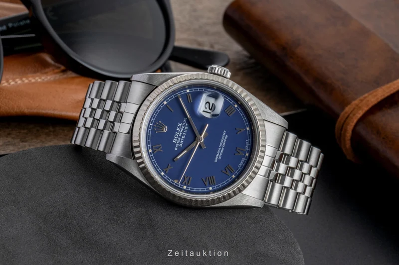 Rolex Datejust steel / white gold automatic men's watch 16234 [2506505]