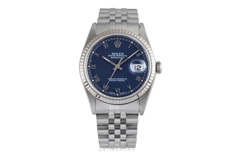 Rolex Datejust steel / white gold automatic men's watch 16234 [2506505]