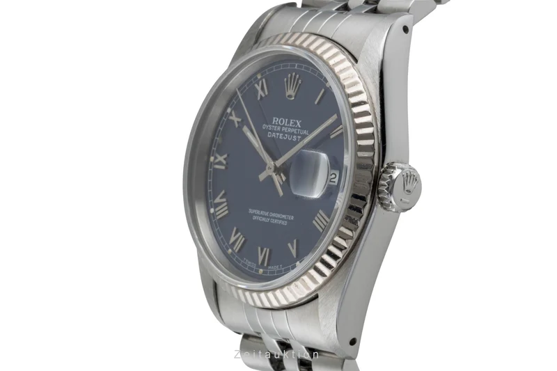 Rolex Datejust steel / white gold automatic men's watch 16234 [2506505]