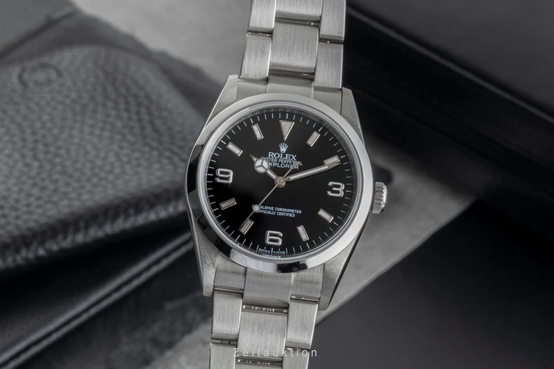 Rolex Explorer steel automatic men's watch 114270 [2506227]