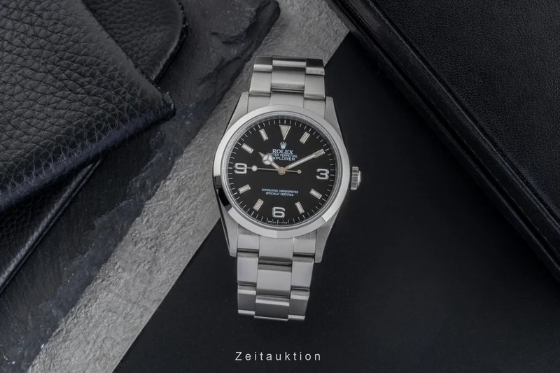 Rolex Explorer steel automatic men's watch 114270 [2506227]