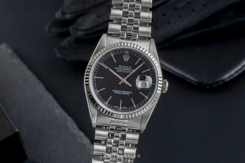Rolex Datejust steel / white gold automatic men's watch 16234 [2506311]