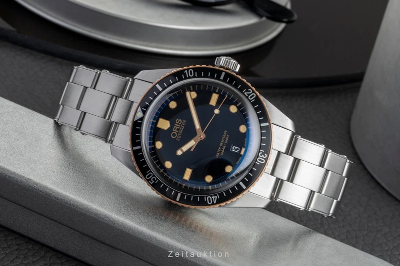 Oris Divers Sixty-Five steel / bronze automatic men's watch 01 733 7707 4354 LP: 2550EUR [2505990]