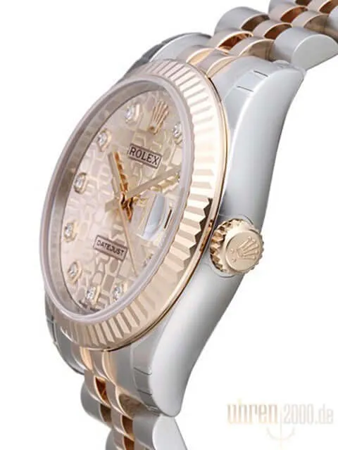 Rolex Datejust 31 Edelstahl Roségold 178271 Jubile Pink DIA Jubile-Band