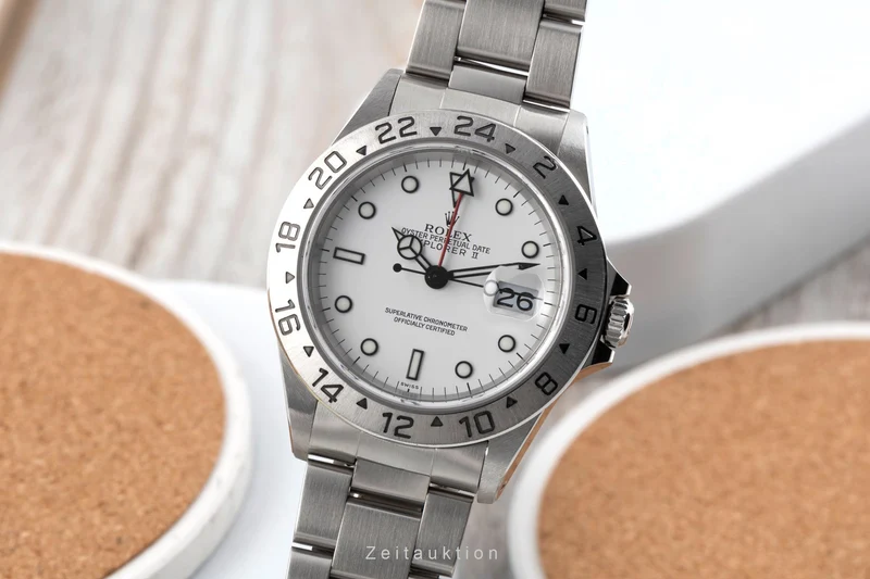 Rolex Explorer II steel automatic men's watch 16570 [2505622]
