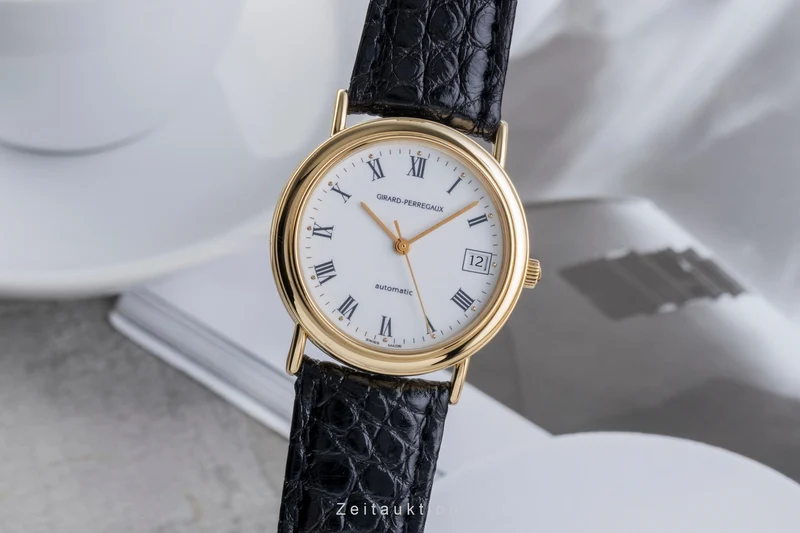 Girard Perregaux Classic Elegance 18 ct gold automatic men's watch 47990-51-741B LP: 22600EUR [2506348]