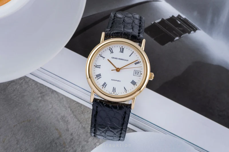 Girard Perregaux Classic Elegance 18 ct gold automatic men's watch 47990-51-741B LP: 22600EUR [2506348]