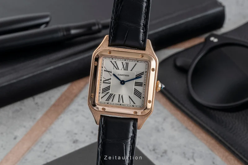 Cartier Santos Dumont 18 ct red gold quartz women's watch WGSA0022 LP: 12500EUR [2506316]