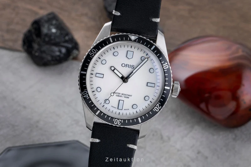 Oris Divers Sixty-Five steel automatic men's watch 01 733 7707 4051 OSC-DUS-Set LP: 2100EUR [2505981]