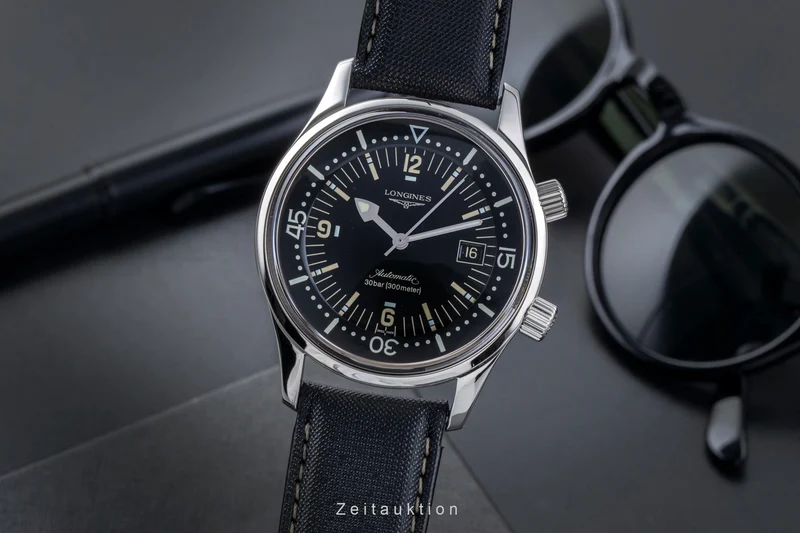 Longines Legend Diver steel automatic men's watch L3.674.4.50.0 LP: 2550EUR [2506128]