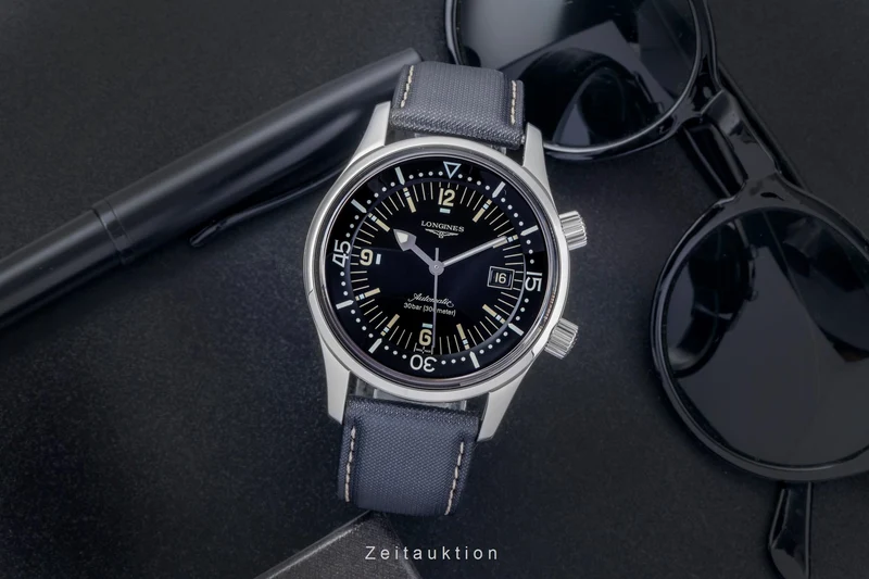 Longines Legend Diver steel automatic men's watch L3.674.4.50.0 LP: 2550EUR [2506128]