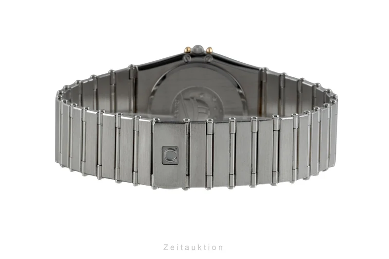 Omega Constellation steel / gold quartz men's watch 396.1076 Vintage [2504336]
