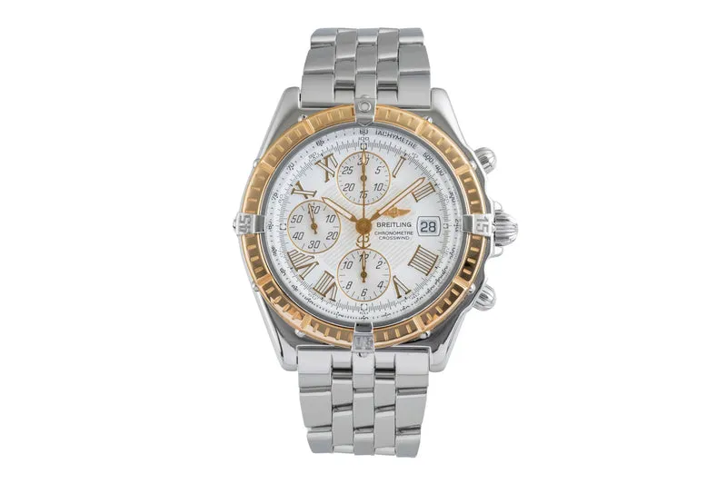 Breitling Crosswind chronograph steel / gold automatic men's watch D13355 [2505676]
