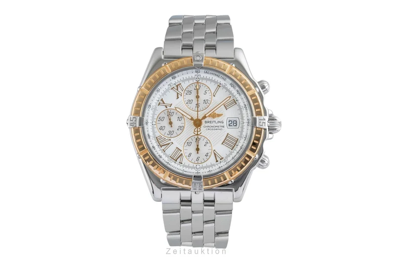 Breitling Crosswind chronograph steel / gold automatic men's watch D13355 [2505676]