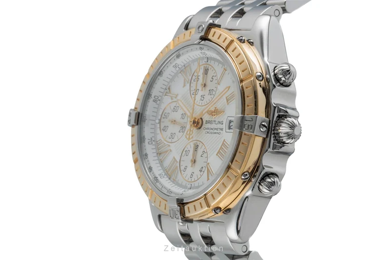 Breitling Crosswind chronograph steel / gold automatic men's watch D13355 [2505676]