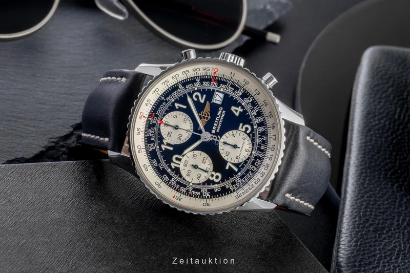 Breitling Old Navitimer chronograph steel automatic men's watch A13322 [2505796]