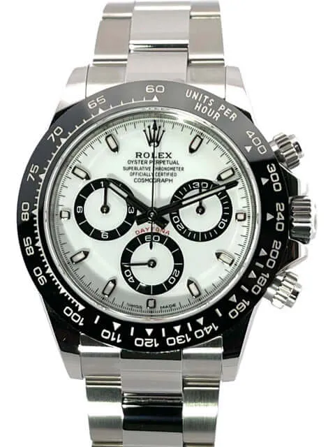 Rolex Daytona Edelstahl 116500LN Weiß