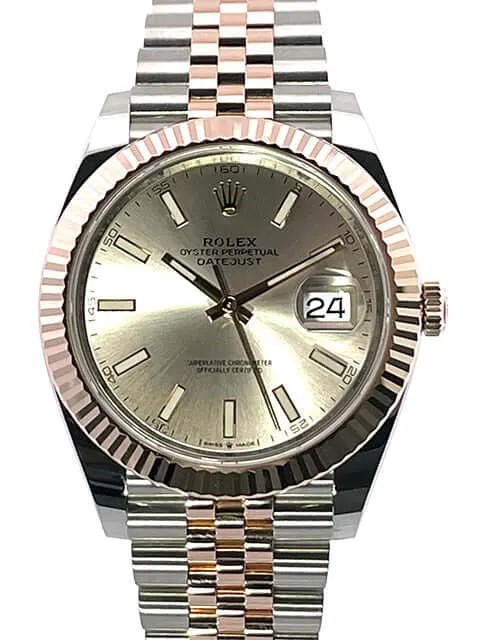 Rolex Datejust 41 Edelstahl Everose-Gold 126331 Sundust Jubile
