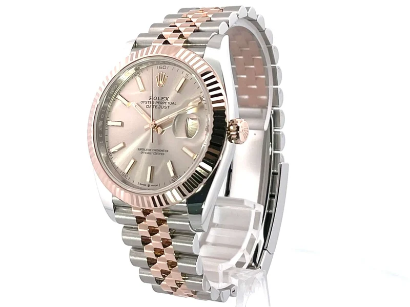 Rolex Datejust 41 Edelstahl Everose-Gold 126331 Sundust Jubile