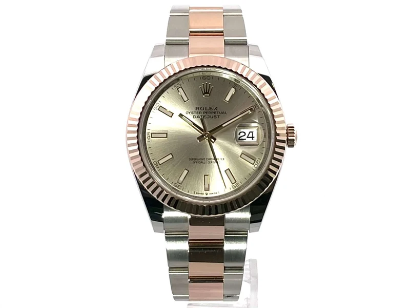 Rolex Datejust 41 Edelstahl Everose-Gold 126331 Sundust