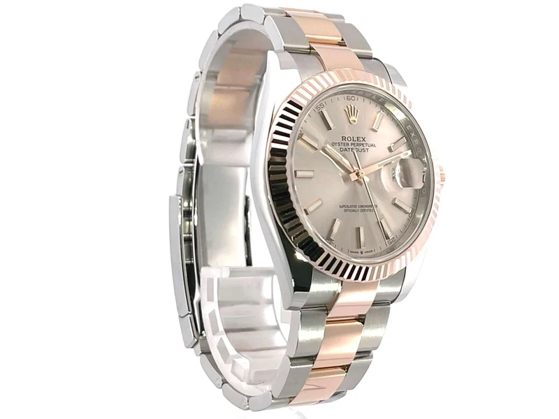 Rolex Datejust 41 Edelstahl Everose-Gold 126331 Sundust