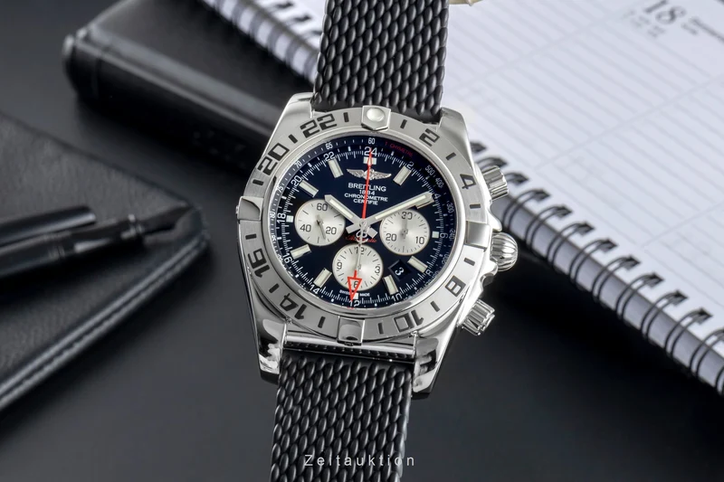 Breitling Chronomat 47 GMT chronograph steel automatic men's watch AB0413B9/BD17 [2505954]