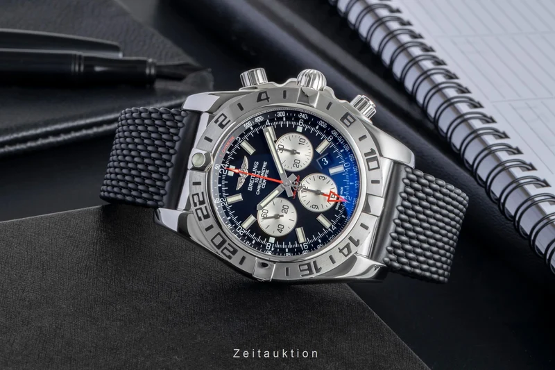 Breitling Chronomat 47 GMT chronograph steel automatic men's watch AB0413B9/BD17 [2505954]