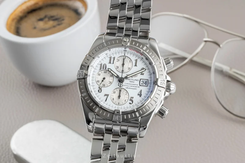 Breitling Evolution chronograph steel automatic men's watch A13356 [2505970]