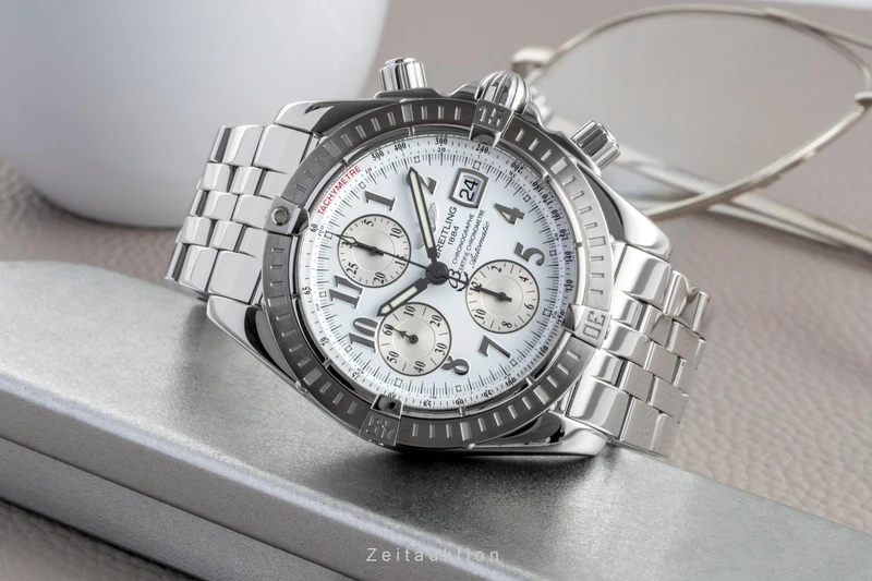 Breitling Evolution chronograph steel automatic men's watch A13356 [2505970]