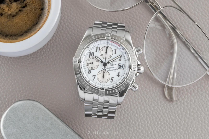 Breitling Evolution chronograph steel automatic men's watch A13356 [2505970]