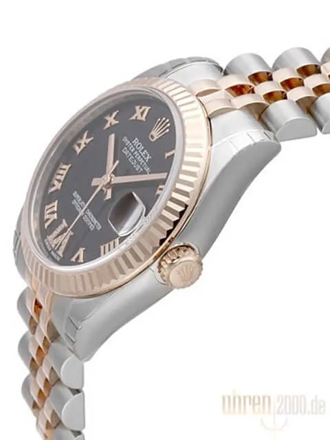 Rolex Datejust 31 Edelstahl Roségold 178271 Purple R Dia Jubile