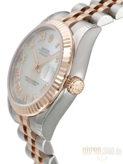 Rolex Datejust 31 Edelstahl Roségold 178271 Perlmutt R Jubile-Band