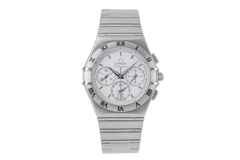 Omega Constellation chronograph steel quartz men's watch 1542.30.00 [2506094]