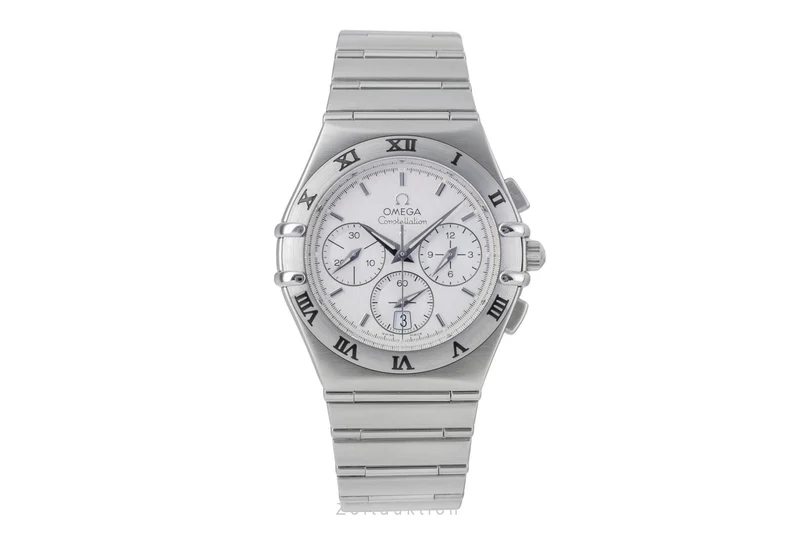 Omega Constellation chronograph steel quartz men's watch 1542.30.00 [2506094]