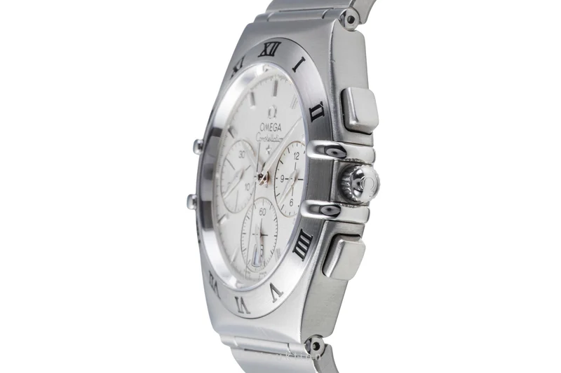 Omega Constellation chronograph steel quartz men's watch 1542.30.00 [2506094]