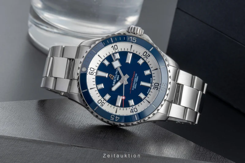 Breitling Superocean steel automatic men's watch A17375E71C1A1 LP: 5650EUR [2506474]