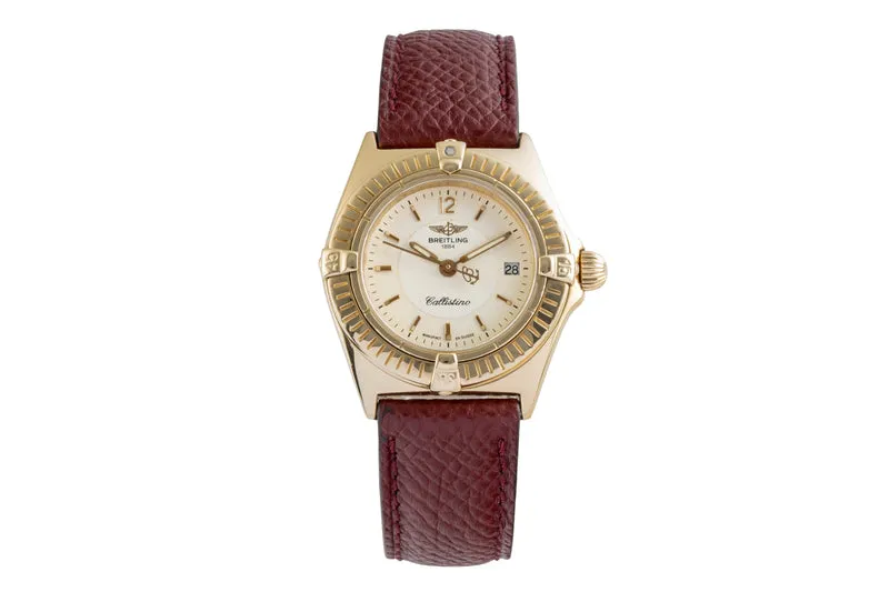 Breitling Callistino 18 ct gold quartz women's watch K52043 [2505562]