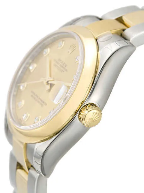 Rolex Datejust 31 Edelstahl Gelbgold 178243 Champagner DIA