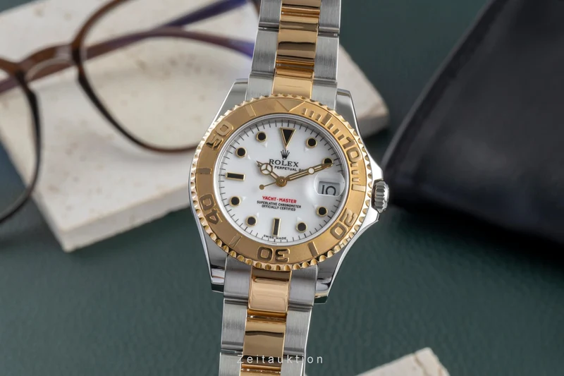 Rolex Yacht-Master steel / gold automatic men's watch 168623 LP: 16000EUR [2505579]