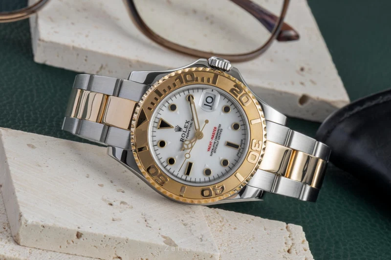 Rolex Yacht-Master steel / gold automatic men's watch 168623 LP: 16000EUR [2505579]